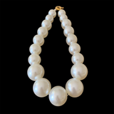 Graduated 30, 24 & 20 mm Pearl Necklace - 20"