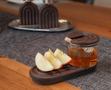 Gaal Walnut Honey Jar - Trueque Market