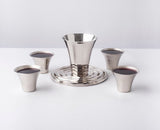 Nickeled Brass Overflow Wine Chalice - Trueque Market